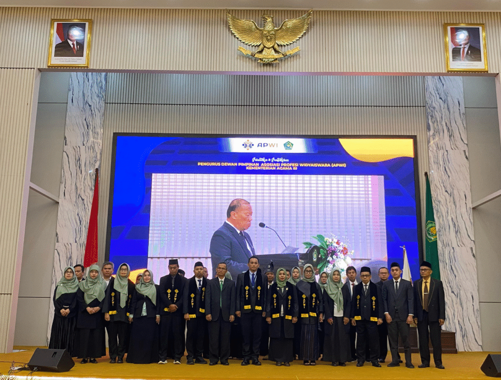 “Suasana pengukuhan APWI Kemenag RI di Jakarta, 29 April 2025.”