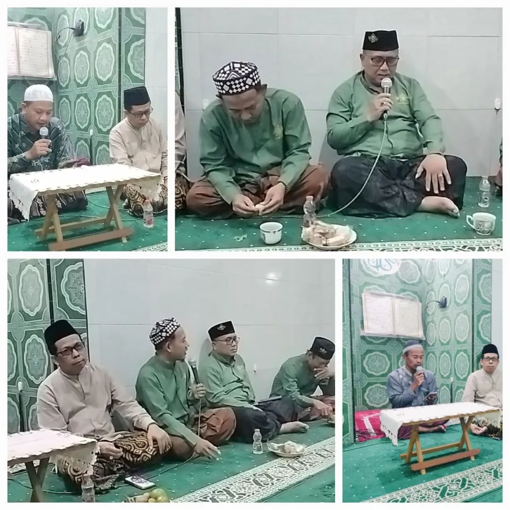 Sambutan Ketua Tanfidziyah Ranting NU Bandar pada Lailatul Ijtima'