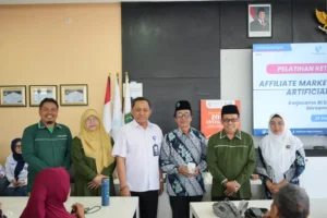 Pelatihan affiliate marketing menggunakan AI PC ISNU Sidoarjo bersama BLSDM Komdigi Surabaya