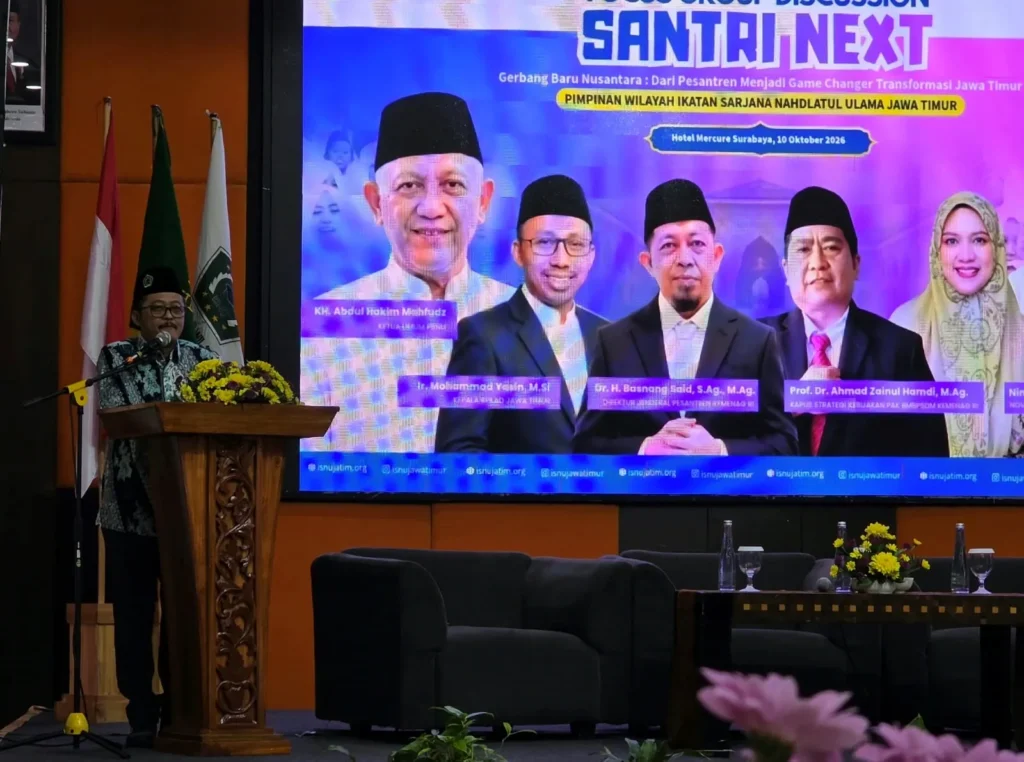 Sambutan Ketua PW ISNU Jatim Prof. H. M.Afif Hasbullah,, SH.M.Hum.